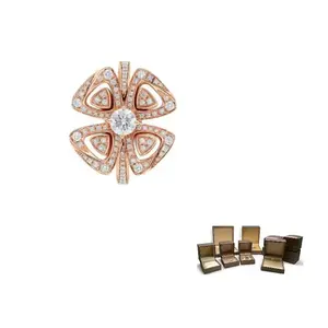 Кольцо из розового золота 18 карат Women's Rose Gold BVLGARI, розовое золото