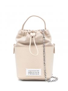 Maison Margiela маленькая сумка-ведро 5AC, коричневый