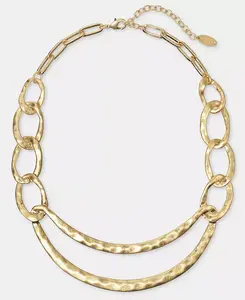 Ожерелье с коваными звеньями, 16 дюймов + 3-дюймовый удлинитель, эксклюзивно в Macy's Style & Co, gold