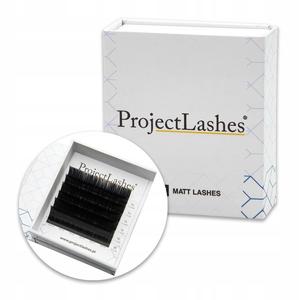 ProjectLashes CC 0.10 14-16 мм черные MIX MAT ресницы для наращивания