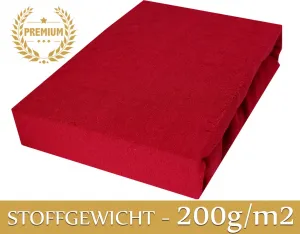 Простыня на резинке махровая простыня на резинке 200х220 см Бордо ПРЕМИУМ Timex-Pol