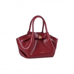 LA FESTIN Кожаная сумка через плечо, Crimson Raffia