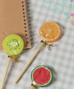 Шариковая ручка с фруктовым рисунком