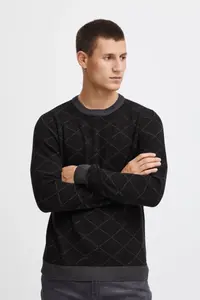 Свитер с круглым вырезом "BLEND BHNison", черный