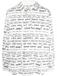 Marni рубашка Mega-Marni с капюшоном, белый