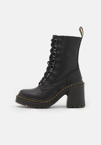 Ботинки на шнуровке Dr. Martens на высоком каблуке, черный