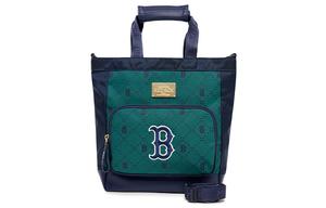 Полиэстеровая сумка-шоппер, хозяйственная сумка, сумка через плечо, кроссбоди, повседневная мужская сумка зеленый цвет MLB