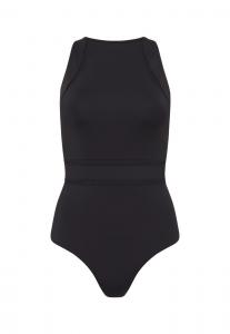 Купальник с высоким воротом SEA LEVEL Essentials, черный