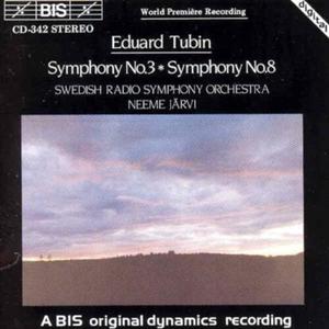 CD диск Tubin / Jarvi / Swedish Radio S.O.: Symphonies 3 & 8