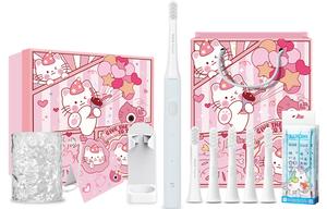 Электрическая зубная щетка t100 с usb-зарядкой, звуковая вибрация для пары, импортные мягкие и густые щетинки Xiaomi