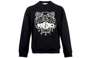 Толстовка мужская Kenzo Paris с логотипом, черный / белый