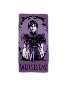 Cofi 1453 Фиолетовое хлопковое пляжное полотенце, махровое банное полотенце с высококачественным многоцветным принтом