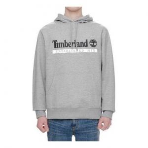 Толстовка logo hoodie 'grey' Timberland, серый