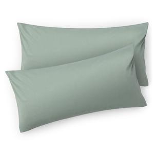 Наволочка Agneta 50/50 см, комплект из 2 штук, 100% хлопок, зеленая Blumtal, зеленый
