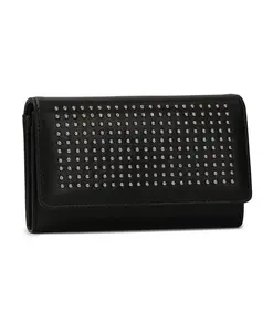 Средний кошелек с заклепками спереди Kazar, мультиколор