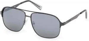 Женские солнцезащитные очки Harley-Davidson с геометрическим рисунком, оправа цвета «оружейная сталь»/линзы серебристого цвета, Gray