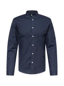 Повседневная рубашка Lindbergh Slim fit Button Up Shirt, темно-синий