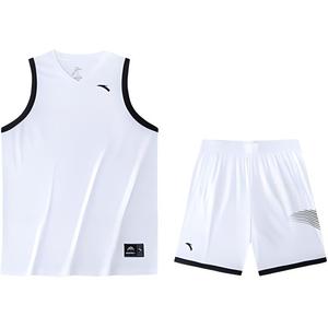 Анта баскетбольная коллекция повседневная спортивная одежда мужская чисто белый/базовый черный