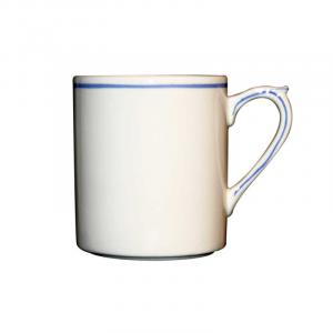 Gien Filets Bleus Кружка с ручкой 0,30 л Gien Fayencerie, белый синий