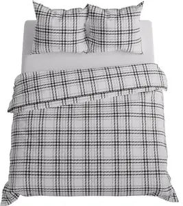 Постельное белье из хлопкового сатина PETIT с классическим клетчатым узором - 160 x 200 см MARKIZETA HOME