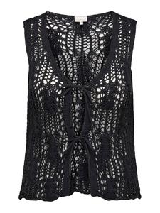 Вязаный жилет ONLY Carmakoma CARLIZZY, черный