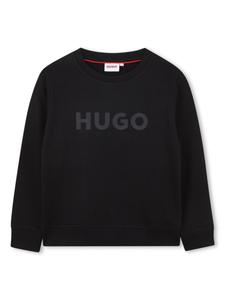 HUGO KIDS толстовка с логотипом, черный