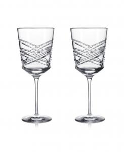 Набор из 2 бутылок красного вина Aran Mastercraft объемом 473 мл Waterford, Clear