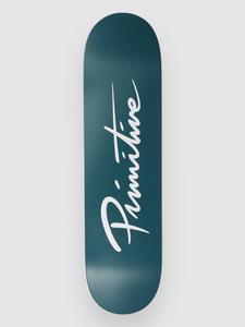 Дека для скейтборда Primitive Nuevo Script Core 8″ Skateboard Deck, teal