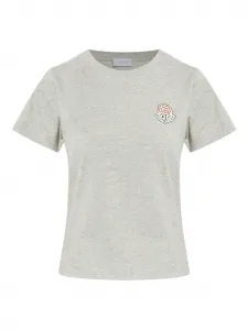Футболка с логотипом Moncler, серый