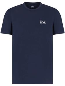Ea7 Emporio Armani футболка с логотипом, синий