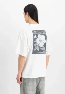 Футболка с цветочным принтом «алоха» Alpha Industries, White Black