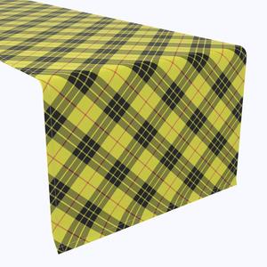 Скатерть-дорожка, 100% полиэстер, клетка Macleod Tartan размером 12x72 дюйма.