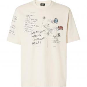 Футболка с принтом в виде узора FENDI, белый