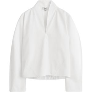 COS Женская белая рубашка