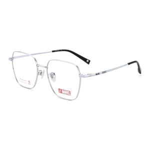 MARVEL Квадратные титановые очки серии Мстители унисекс, Individual Silver