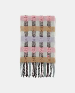 Шарф в клетку с цветами Jo & Mr. Joe