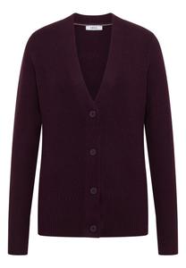 Вязаный кардиган CECIL, баклажановый