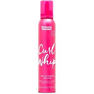 Curl Whip Curl Активирующий мусс для вьющихся волос, веганский продукт, не тестируется на животных, средство для устранения завитков для вьющихся или волнистых волос, 200 мл Umberto Giannini