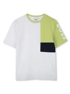 BOSS Kidswear футболка с логотипом, белый