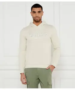 Толстовка с длинными рукавами Slim fit Guess Jeans, бежевый