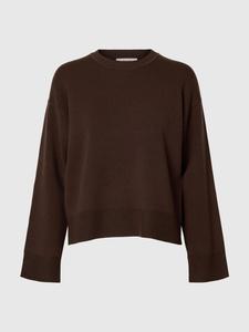 SELECTED Свитер в темно-коричневом цвете