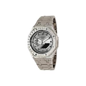CASIO Часы Retrofit Series Quartz Movement Stainless Steel Strap Watch Men's Watch Silver Dial
