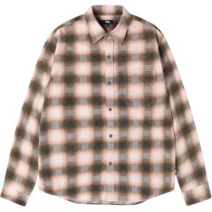 Рубашка FW25 JUNE PLAID Unisex Stussy, розовый