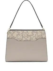 Сумка-шоппер Kaos Icon с верхней ручкой и принтом логотипа TOUS, серый