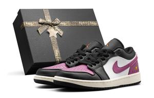 Кроссовки баскетбольные Unisex низкие Air 1 Cushioning, Wear Resistant винтажные Rose Red Jordan, розово-красный (Box)