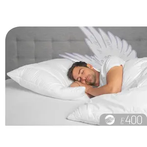 Подушка для сна с 3 камерами F400, 1 шт., произведено в Германии, гипоаллергенная Schlafstil, белый