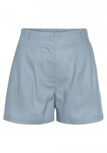 Широкие брюки со складками спереди LASCANA, пыльно-синий