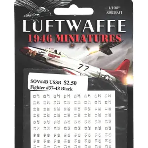 СССР — цифры истребителя №37–48, черные., Decals - Blue Sky
