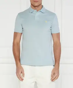 Футболка поло Slim fit Polo Ralph Lauren, синий