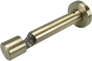 Держатель Liedeco, (1 шт.), с резьбовой крышкой для карнизов Ø 16 мм Ø 1,6 см, цвет messingfarben/antik